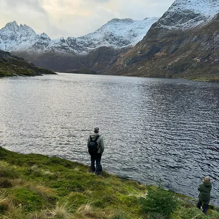 Moskenes I Lofoten, Autentisk Hus Midt I Fiskevaeret A