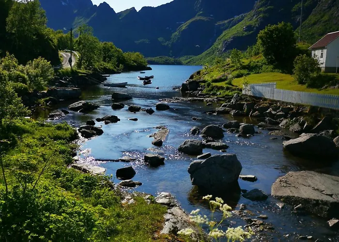 Dom wakacyjny Moskenes I Lofoten, Autentisk Hus Midt I Fiskevaeret A